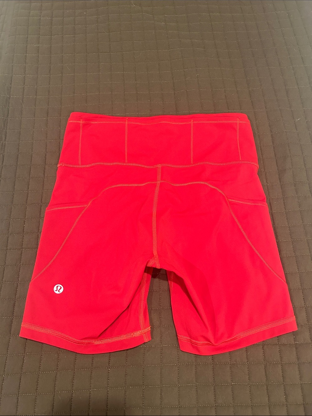 lululemon athletica Speed Up Red High-Rise 4” Bike Shorts-6